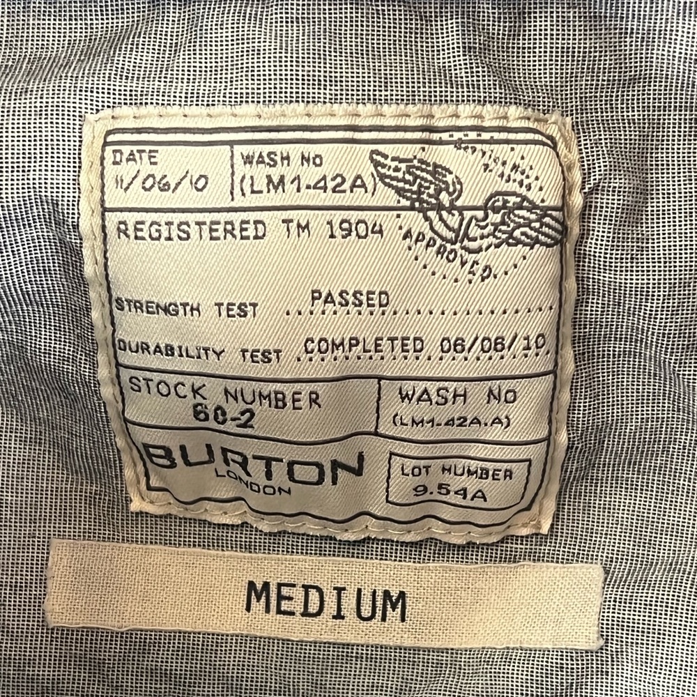 Burton London Long Sleeve Button Down Shirt - Picture 3 of 5